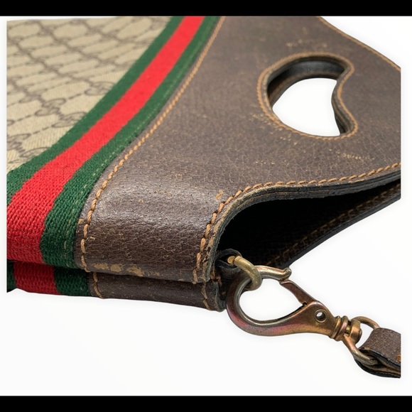 $1️⃣0️⃣0️⃣0️⃣ GUCCI Vintage Monogram Web Top Handle Bag - Picture 3 of 9